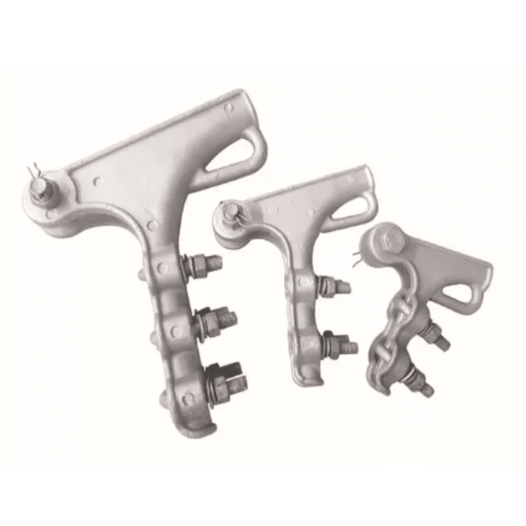 GRAPAS DE ANCLAJE TIPO PISTOLA 2 PERNOS ALUMINIO MODELO NLL1-2C Ø10.9-15.5MM ARAGCU HE1