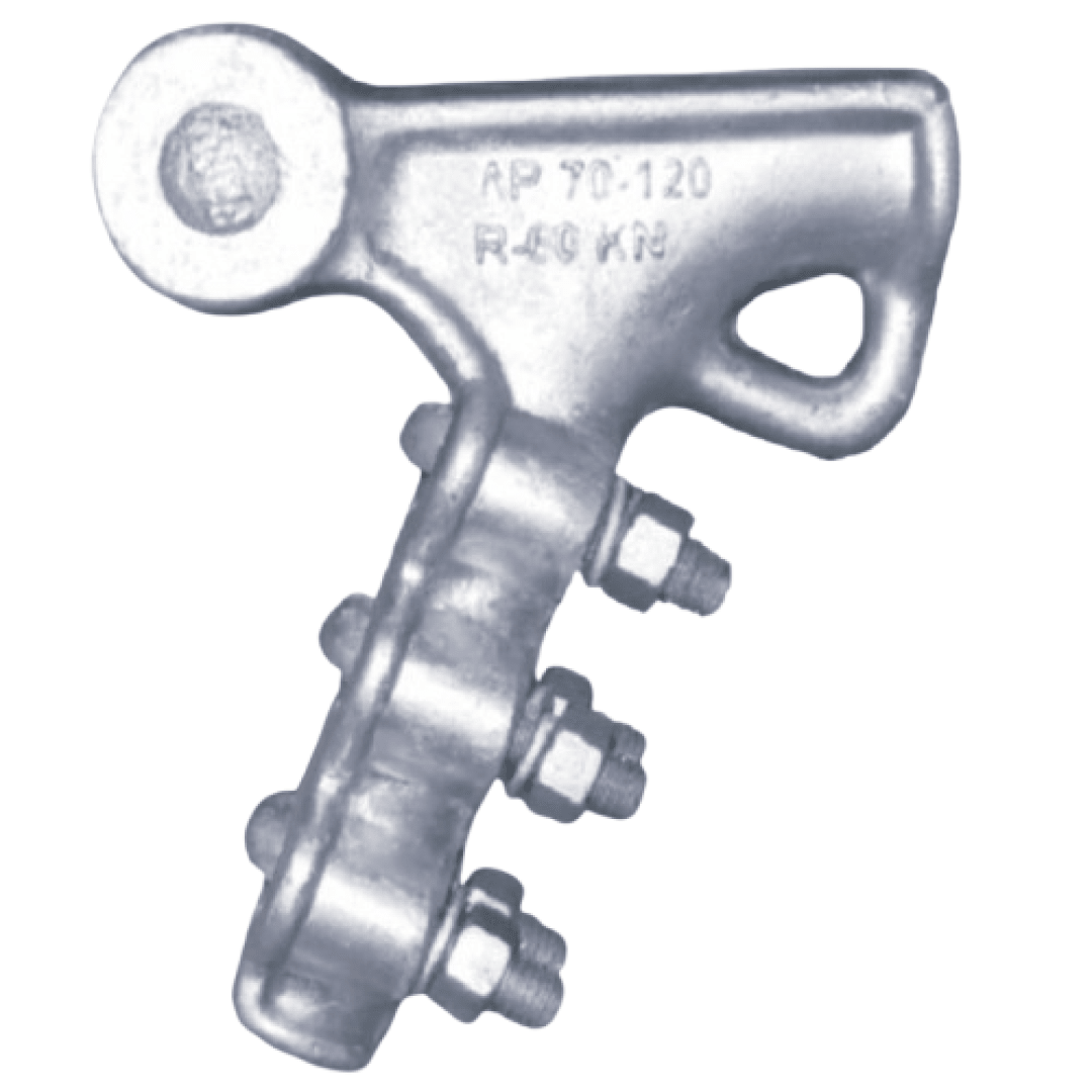GRAPA DE ANCLAJE TIPO PISTOLA DE ALUMINIO 2 PERNOS 16-70MM AP5455012 ARAGCU MT