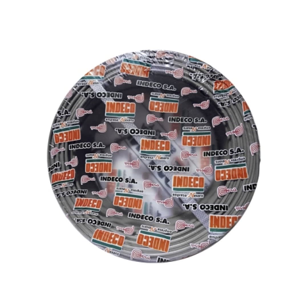 CABLE DE CONTROL GPT 16AWG 300V AISLAMIENTO PVC GRIS X ROLLO 10000681 INDECO