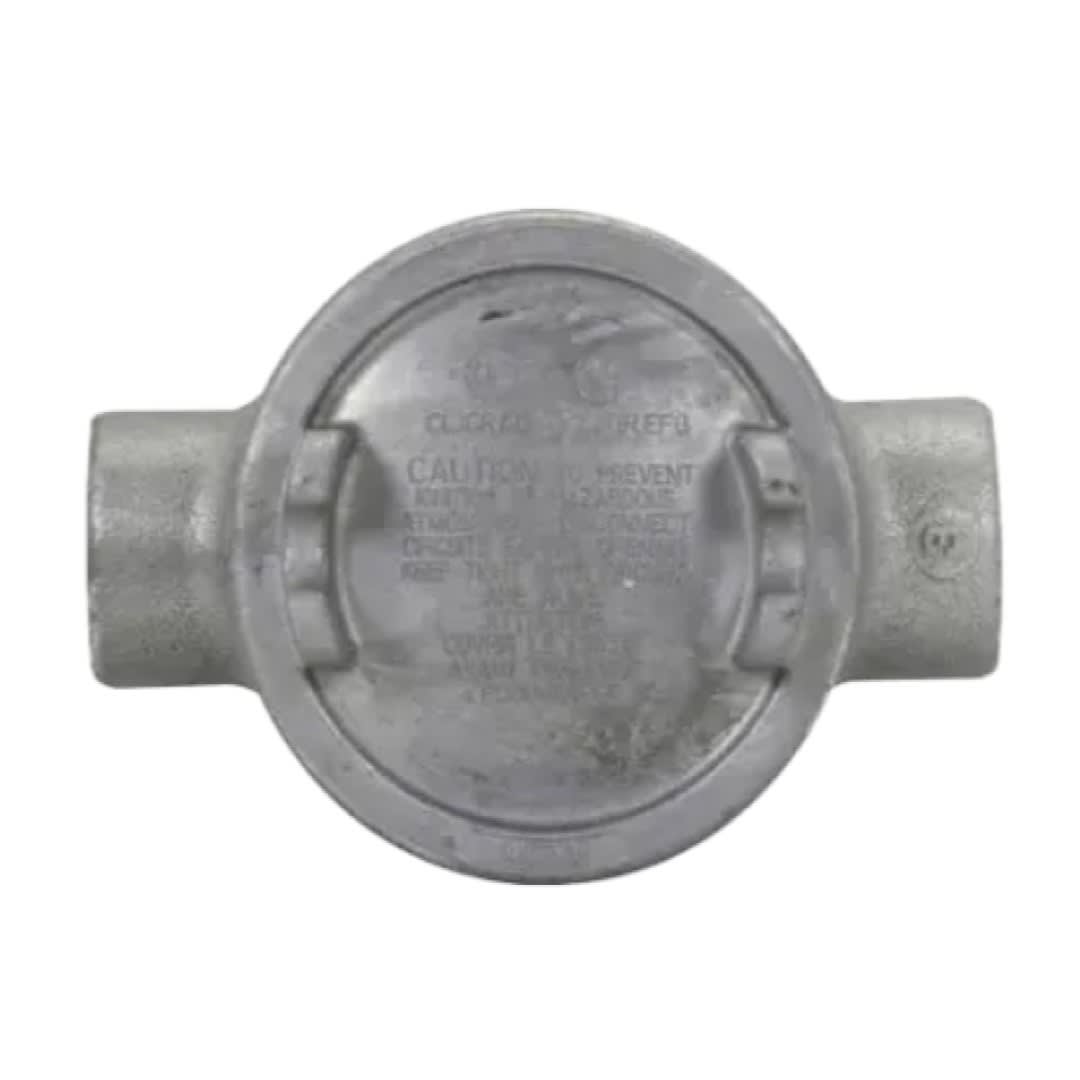 CAJA REDONDA TIPO GUAX AL. 1-1/2'' COVER Ø5'' NEMA 7 CL1 DIV1&2 UL CROUSE HINDS1