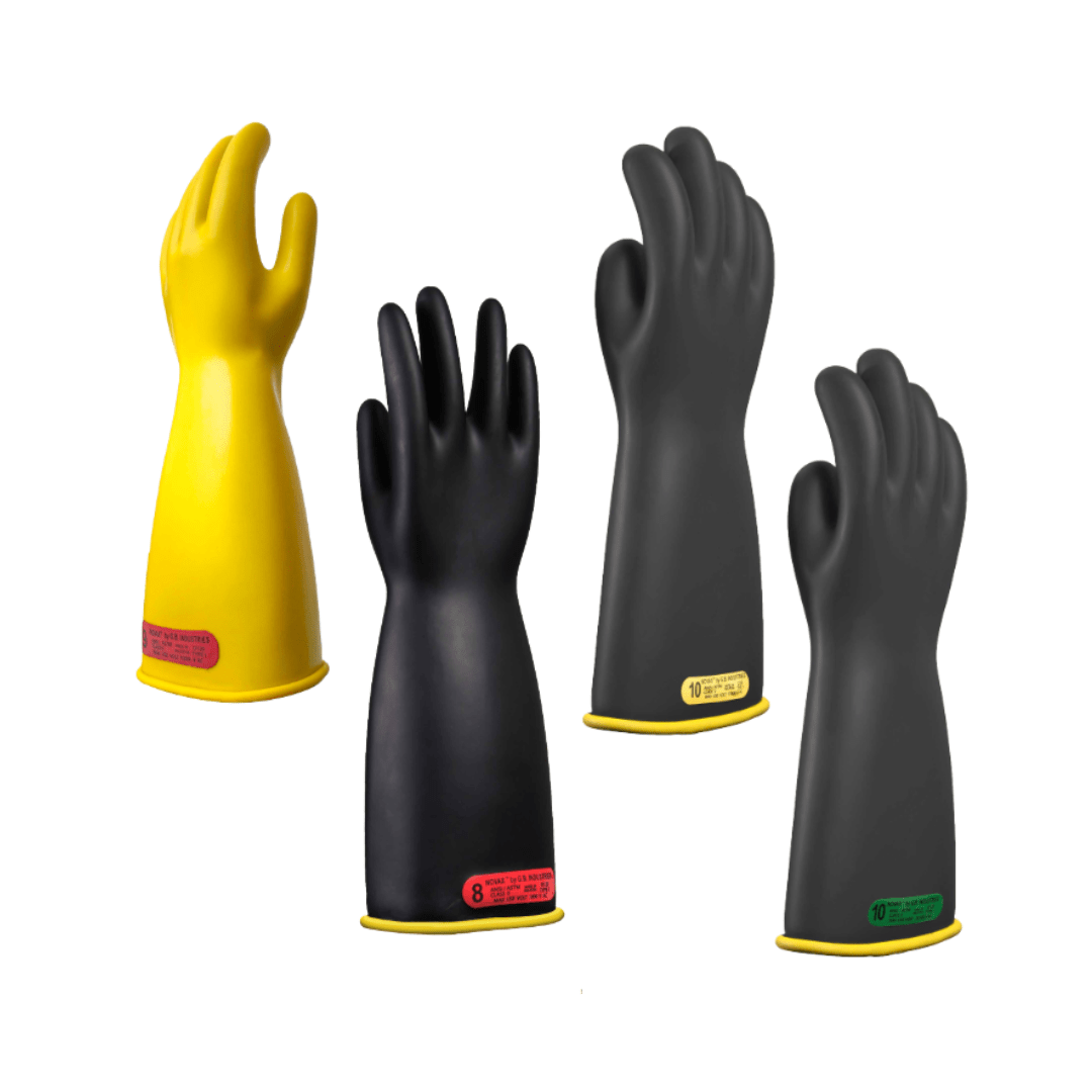 GUANTE AISLANTE AMARILLO/NEGRO CLASE 0 1000V 14'' T/9 GH/0YB-100AS-XX S1-360/090P/129 NOVAX