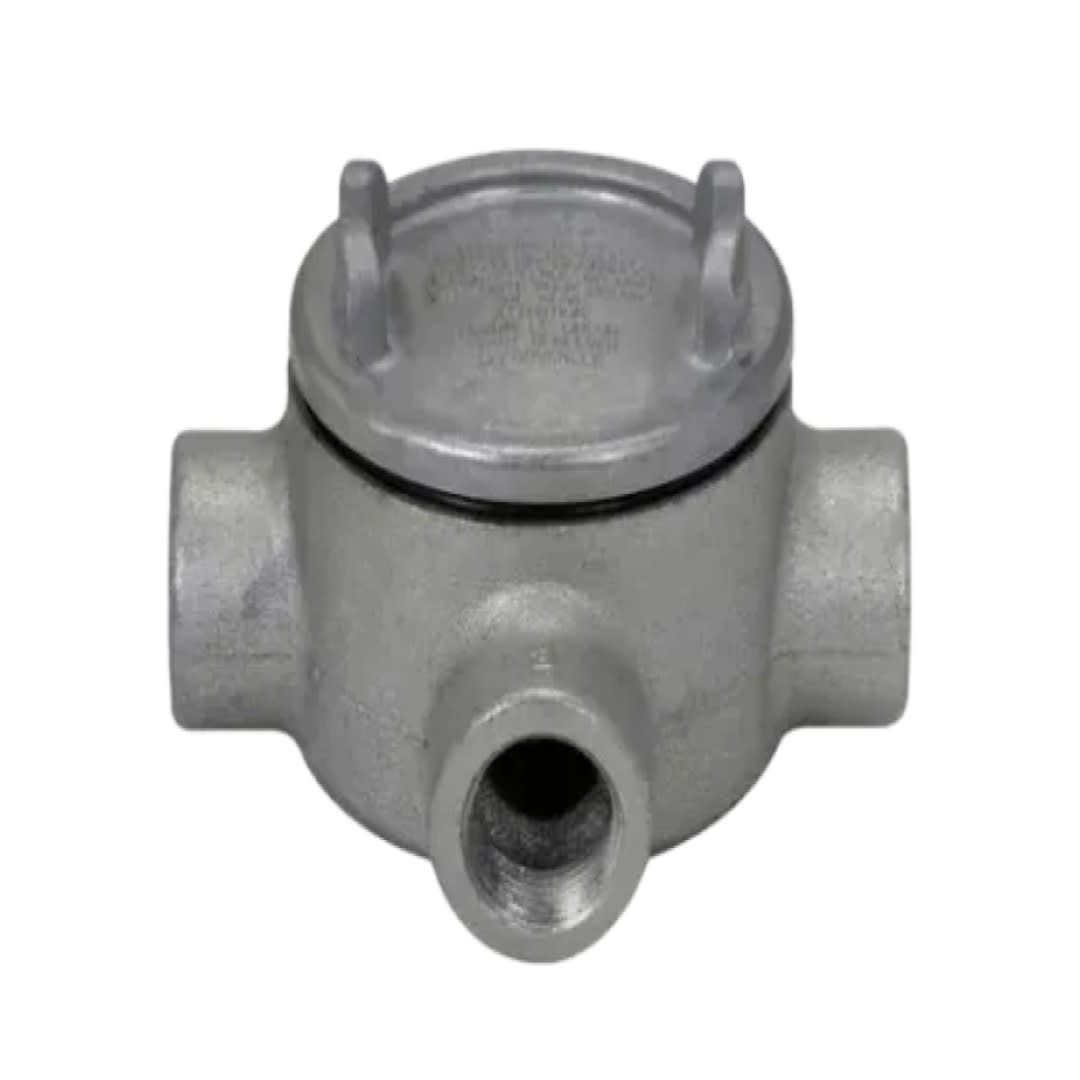 CAJA REDONDA TIPO GUAT HIERRO 1-1/4'' COVER Ø3-5/8'' NEMA 7 CL1 DIV1&2 UL CROUSE HINDS2