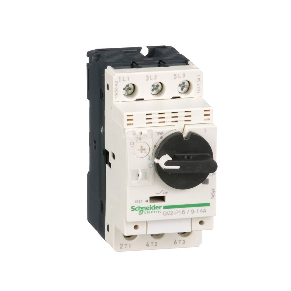 GUARDAMOTOR REGULABLE 1.6-2.5A 100KA 690VAC TIPO P GV2P07 SCHNEIDER ELECTRIC1