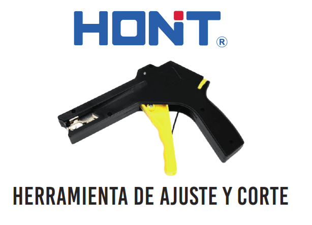 HERRAMIENTA DE AJUSTE Y CORTE NEGRO PARA CINTILLO NYLON TG-3 HONT