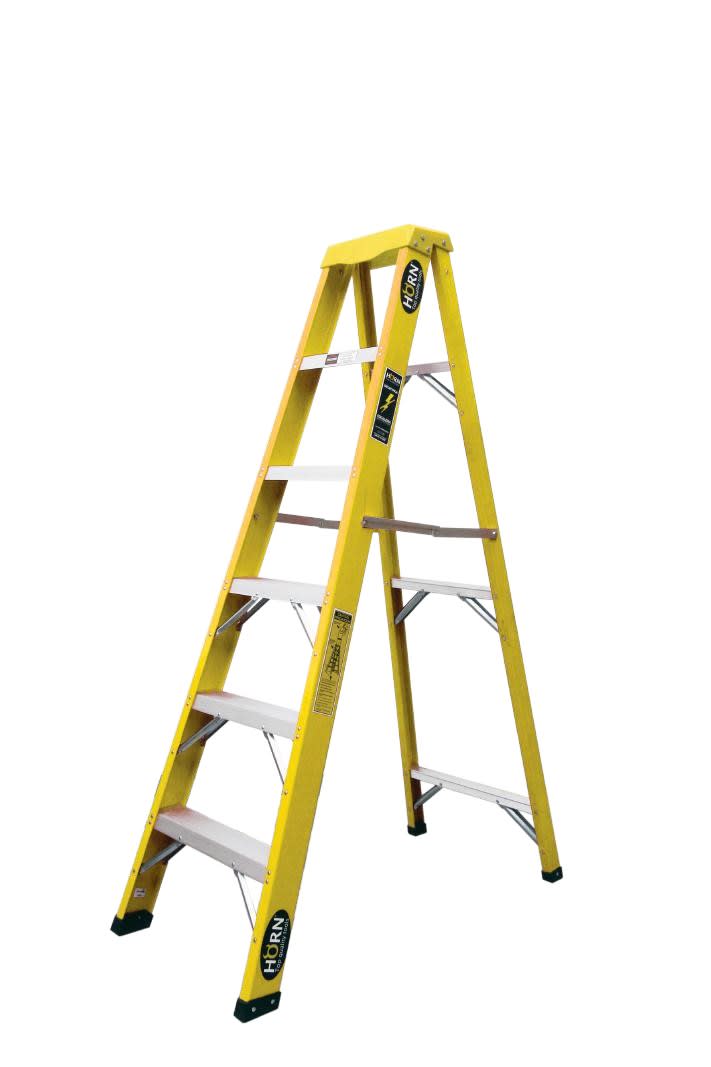 ESCALERAS DIELECTRICAS TIPO TIJERA SIMPLES O DOBLES HESC FV 4 HORN