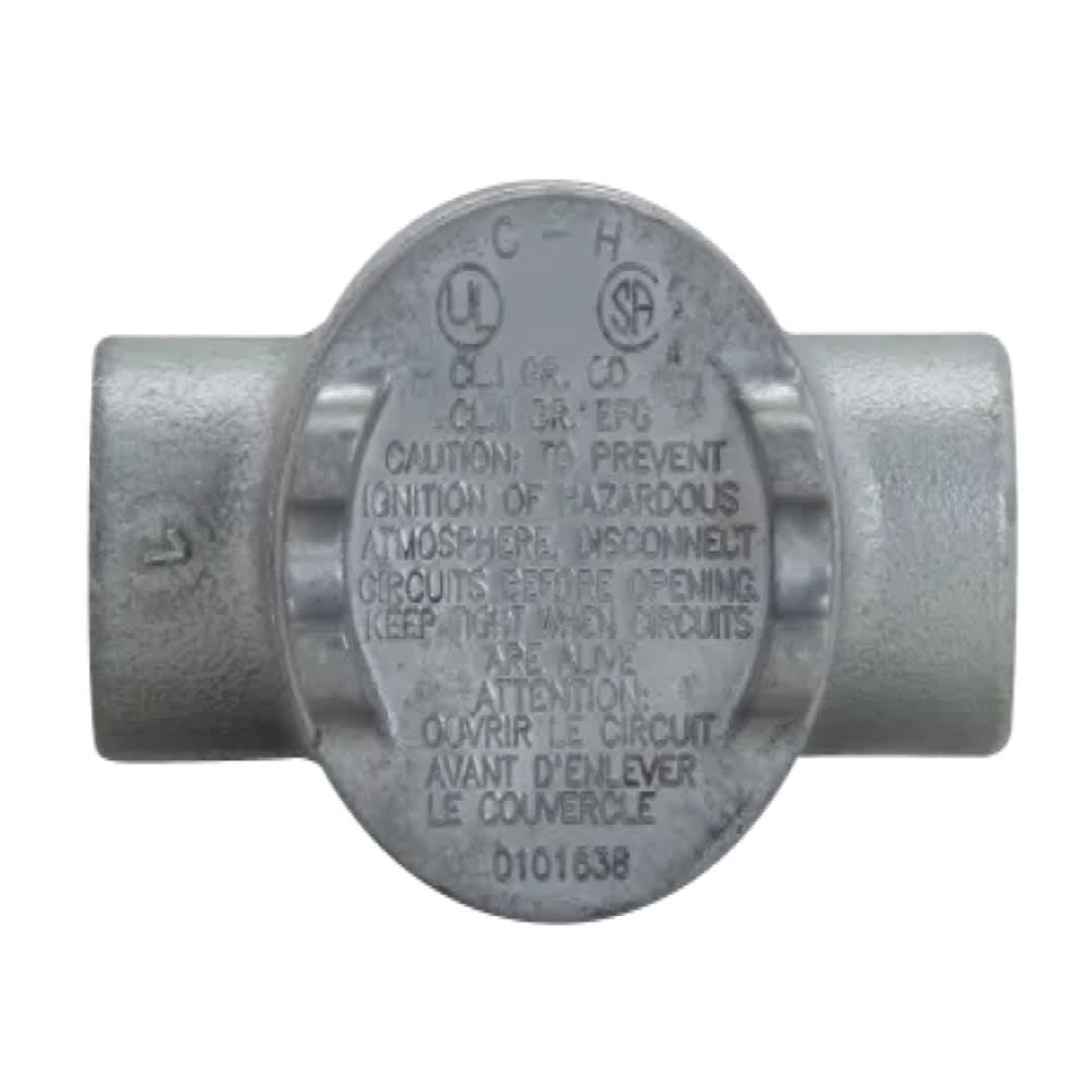 CAJA REDONDA TIPO GUAC HIERRO 1/2'' COVER Ø3'' NEMA 7 CL1 DIV1&2 UL CROUSE HINDS1