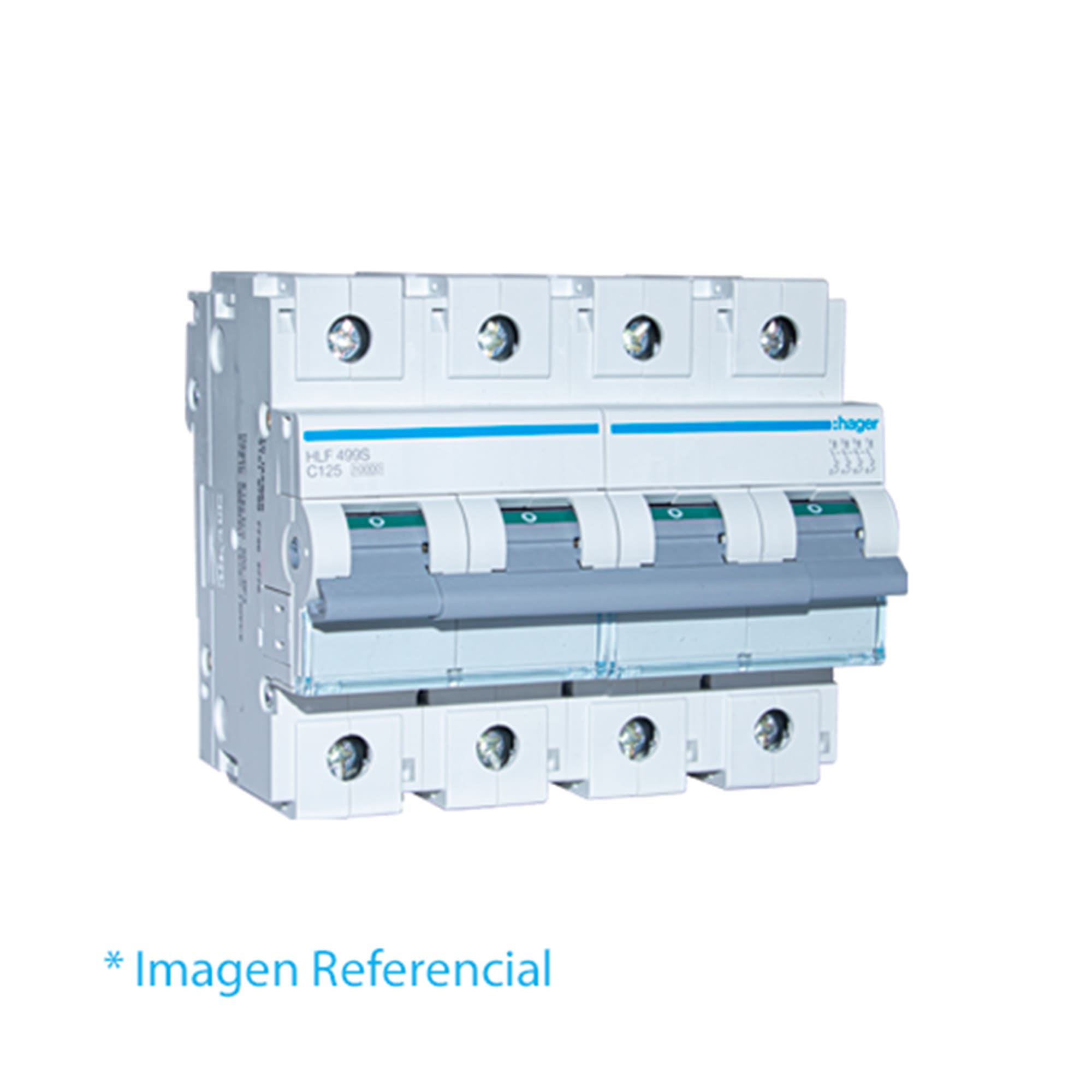 INT. RIEL TERMOMAGNETICO HLF 4P 80A C 10KA/400V HAGER1