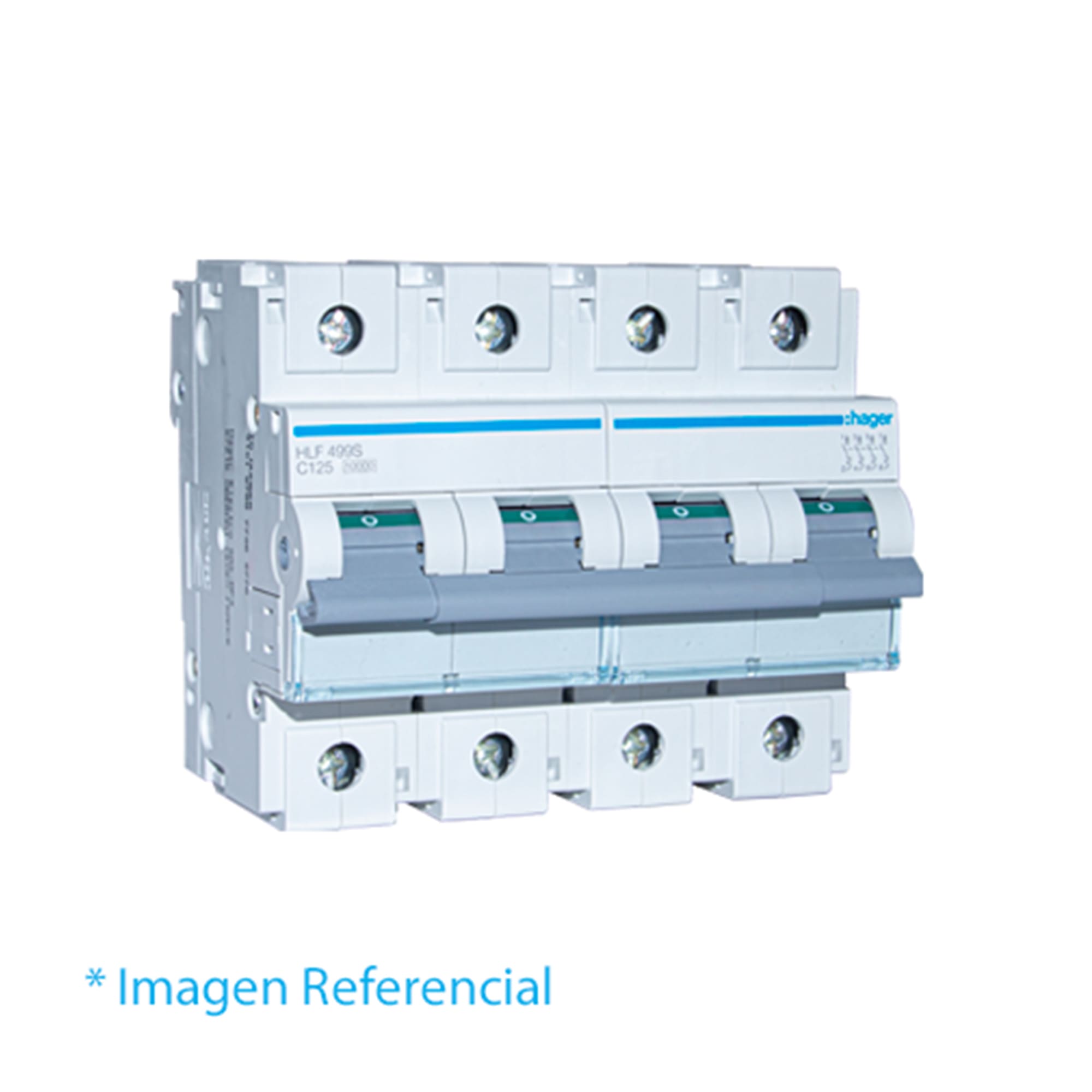 INT. RIEL TERMOMAGNETICO HLF 4P 100A C 10KA/400V HAGER
