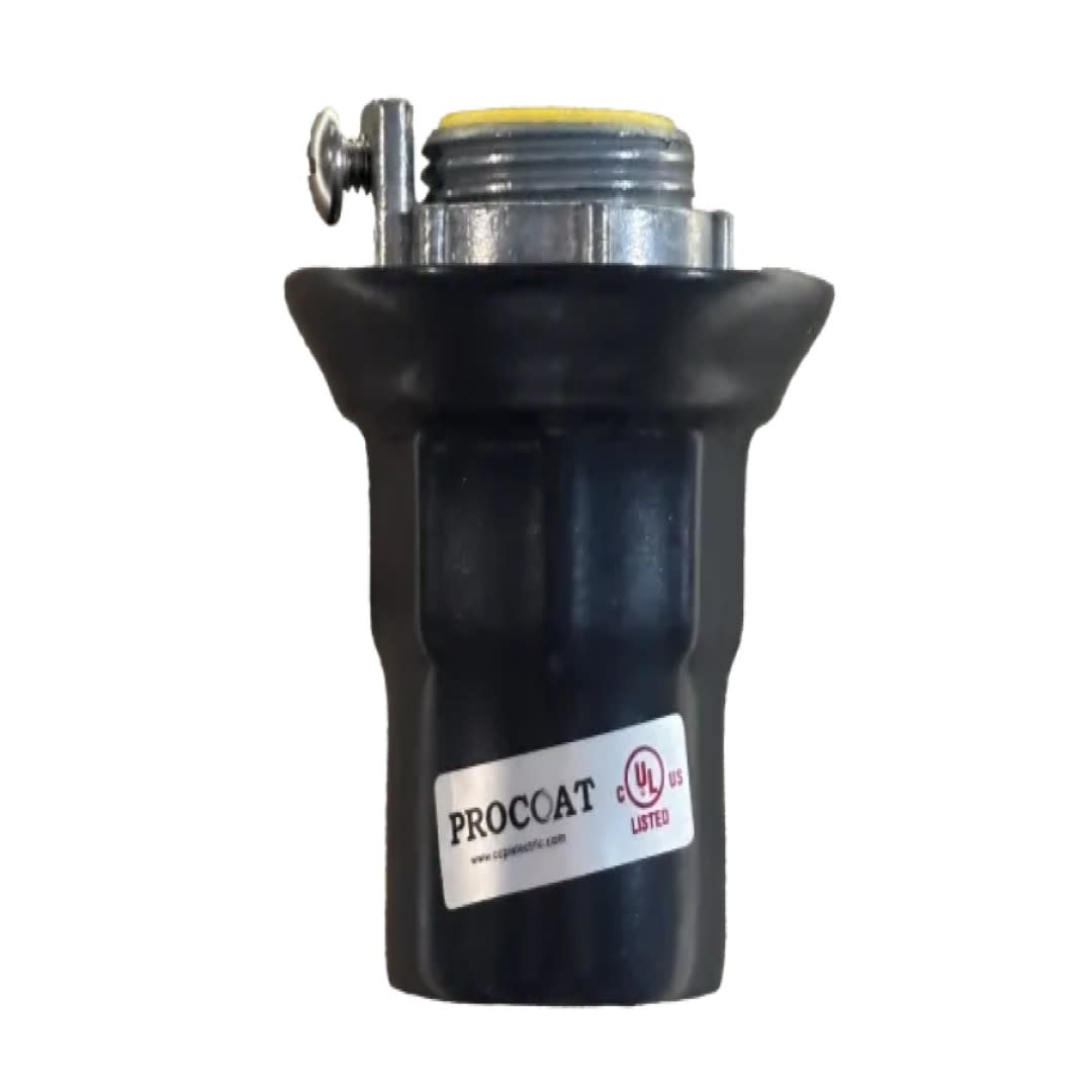CONECTOR CONDUIT TIPO HUB C/AISLAMIENTO ACERO 2'' REVESTIDO DE PVC UL STG50P PROCOAT2