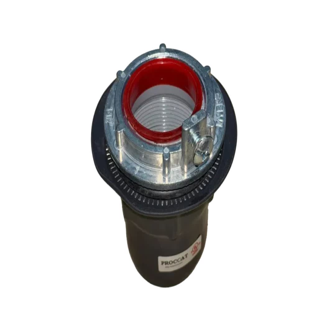 CONECTOR CONDUIT TIPO HUB C/AISLAMIENTO ACERO 4'' REVESTIDO DE PVC UL PROCOAT2
