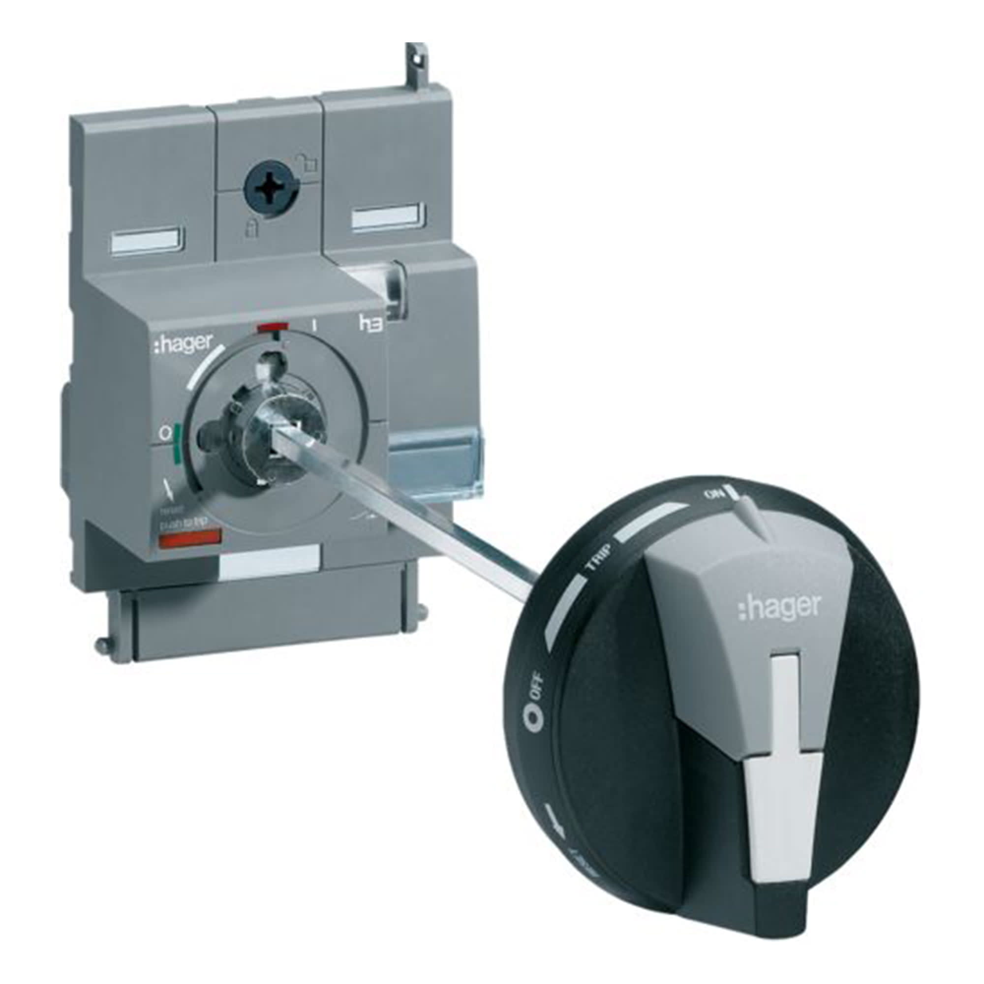 MANDO ROTATIVO PROLONGADO 200MM H3 X160 HAGER