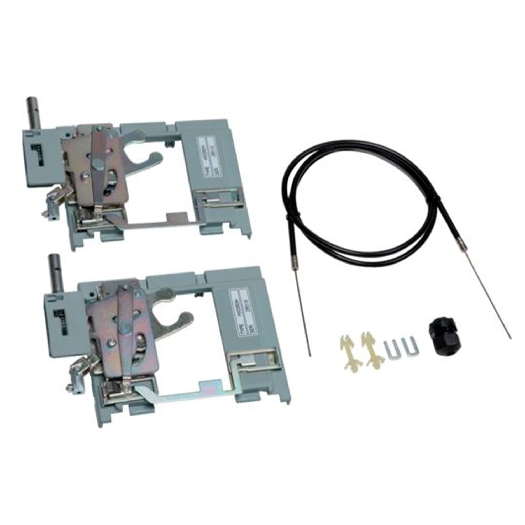 ENCLAVAMIENTO MECANICO-KIT COMPLETO (JUEGO 2 MECANISMOS + CABLE) H400/H630 HAGER1