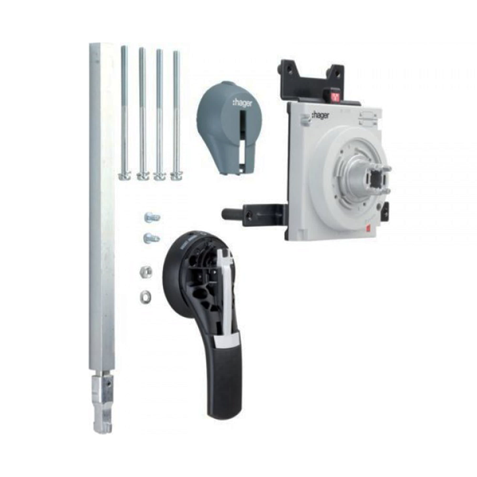 MANDO ROTATIVO PROLONGADO 245MM H3+ H1000 HAGER