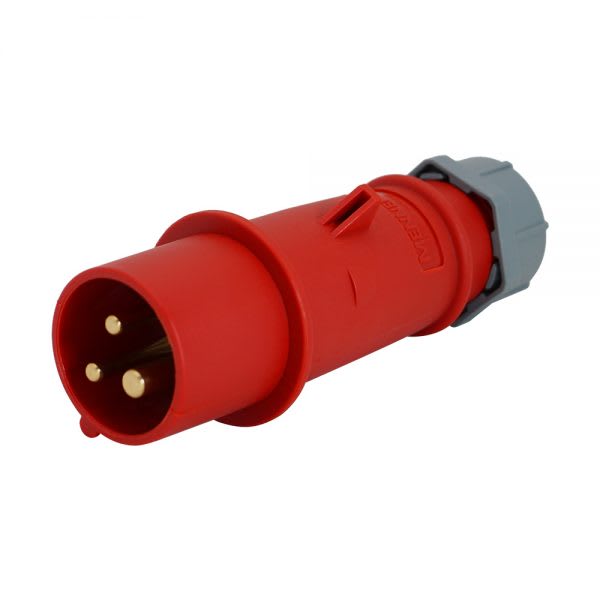 ENCHUFE 16AMP 2P+T 415V ROJO 9H IP44 MENNEKES2
