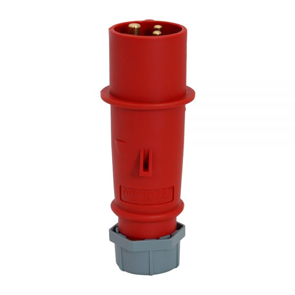 ENCHUFE 16AMP 2P+T 415V ROJO 9H IP44 MENNEKES3