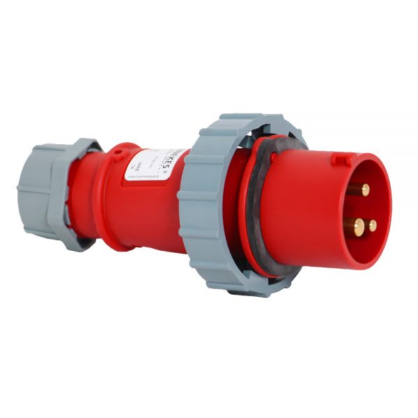 ENCHUFE 16AMP 2P+T 415V ROJO 9H IP67 MENNEKES2