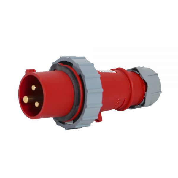 ENCHUFE 16AMP 2P+T 415V ROJO 9H IP67 MENNEKES3
