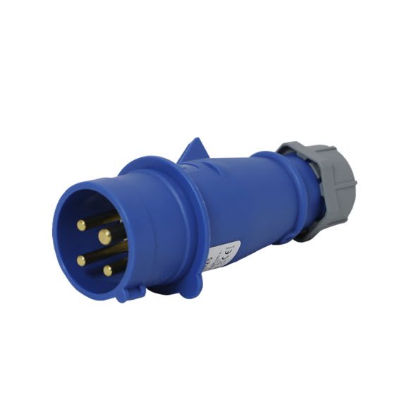 ENCHUFE 16AMP 3P+T 250V AZUL 9H IP44 MENNEKES3