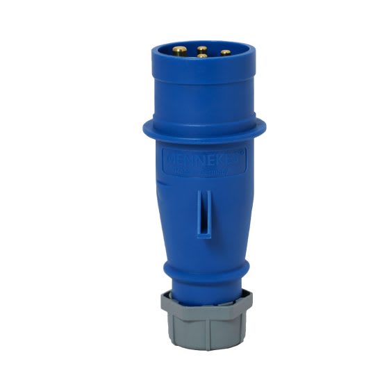 ENCHUFE 16AMP 3P+T 250V AZUL 9H IP44 MENNEKES4