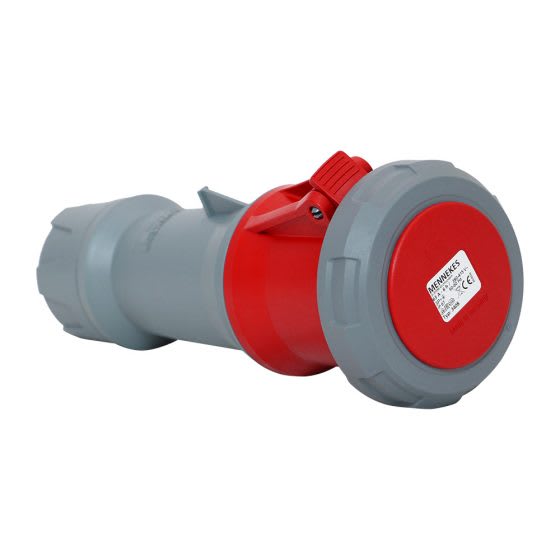 TOMA AEREO 63AMP 3P+T 415V ROJO 6H IP67 POWERTOP PLUS MENNEKES2