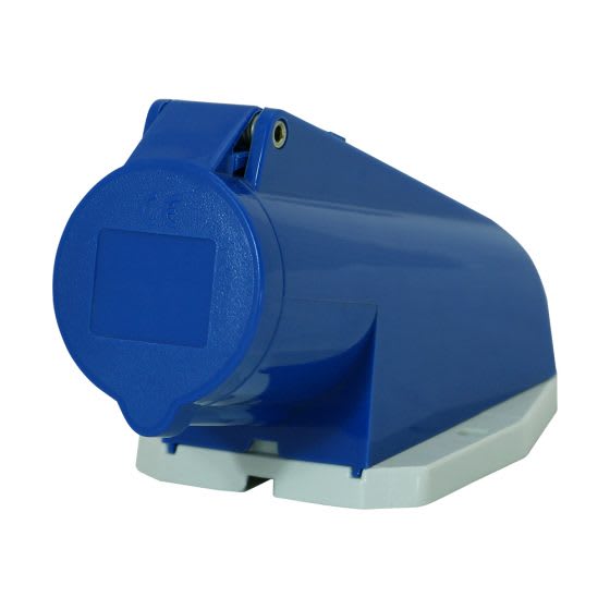 TOMA VISIBLE 16AMP 2P+T 250V AZUL 6H IP44 MENNEKES2