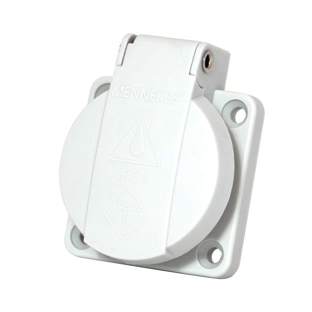 TOMA EMPOTRABLE SCHUKO GRIS 16AMP 2P+T 250V IP54 MENNEKES