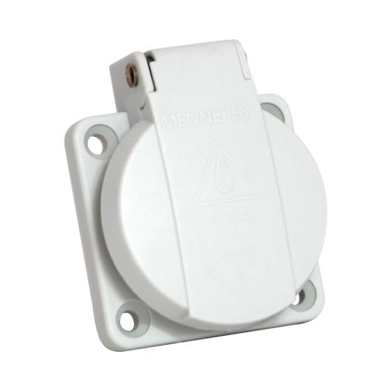 TOMA EMPOTRABLE SCHUKO GRIS 16AMP 2P+T 250V IP54 MENNEKES2