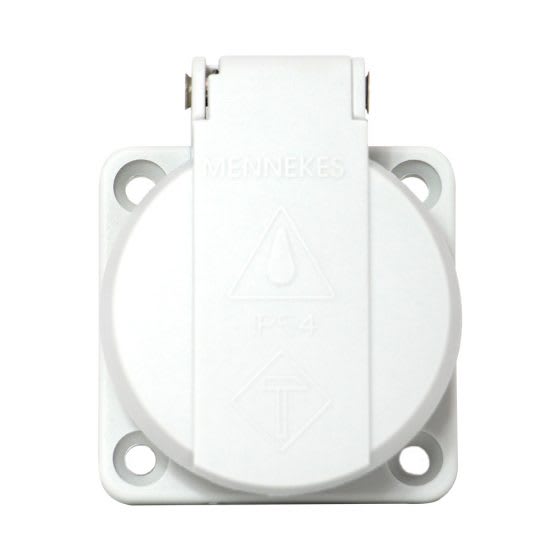 TOMA EMPOTRABLE SCHUKO GRIS 16AMP 2P+T 250V IP54 MENNEKES3