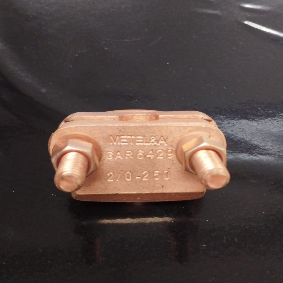 CONECTOR DE BRONCE FORJADO COBREADO 2/0AWG - 250MCM MODELO GAR6429 METELIA