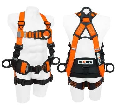 ARNES TIPO H 4 ARGOLLAS TIPO H DIELEC. CON SOPORTE LUMBAR IN 8009-1MH INSAFE1