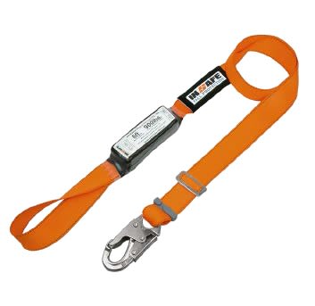 ESLINGA SENCILLA CON ABSORBEDOR REGULABLE Y ARGOLLA EN REATA IN 8020-2R INSAFE