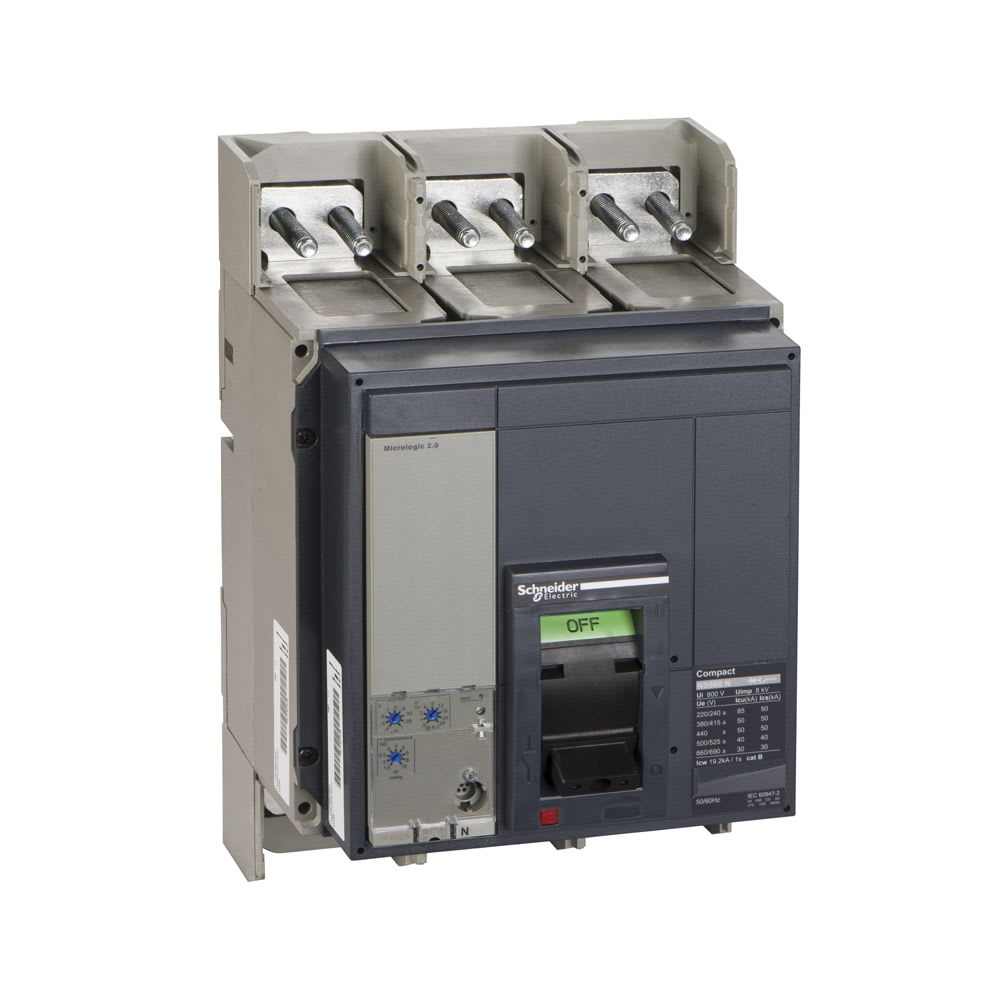 INTERRUPTOR TERMOMAGNETICO REGULABLE 3X320-800A 50KA NS800N CAT.33466 SCHNEIDER ELECTRIC1