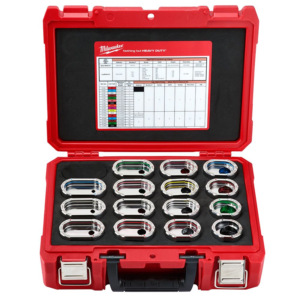 KIT DE DADOS 6AWG-750MCM CU TIPO U USO CON 2779-22 49-12-KITC MILWAUKEE