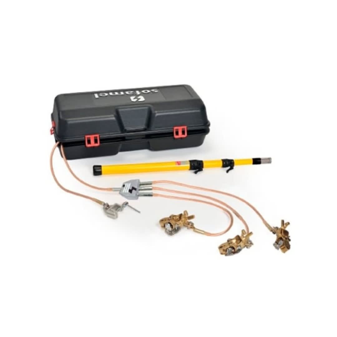 KIT DE PUESTA A TIERRA TEMPORAL PARA SUBESTACION MT 25 KA/1S95MM T665152 SOFAMEL