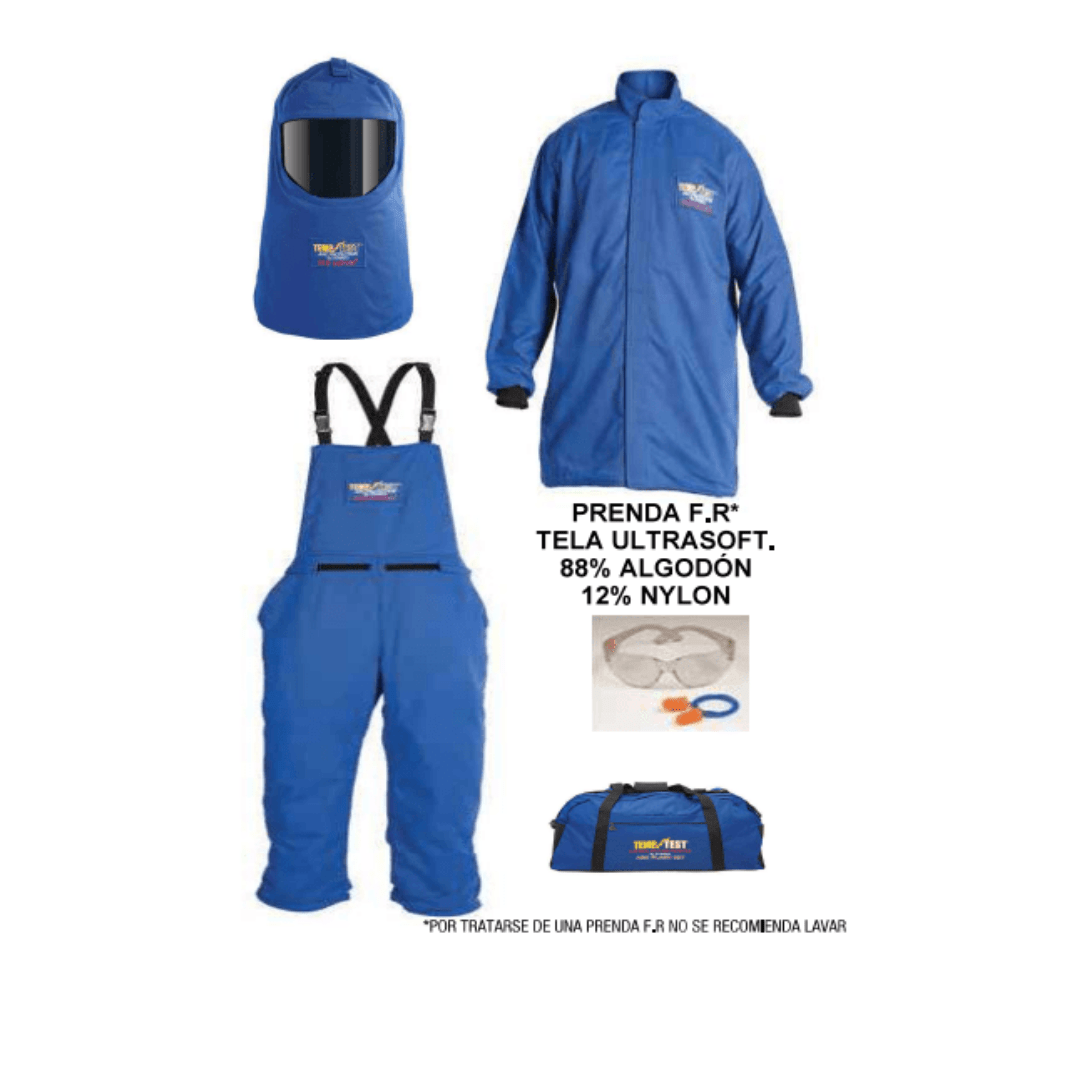 KIT ROPA ANTI-ARCO INDURA 26.8CAL/CM2 TALLA L-C/AZUL ELECTRICO TTK25-L-RB STANCO