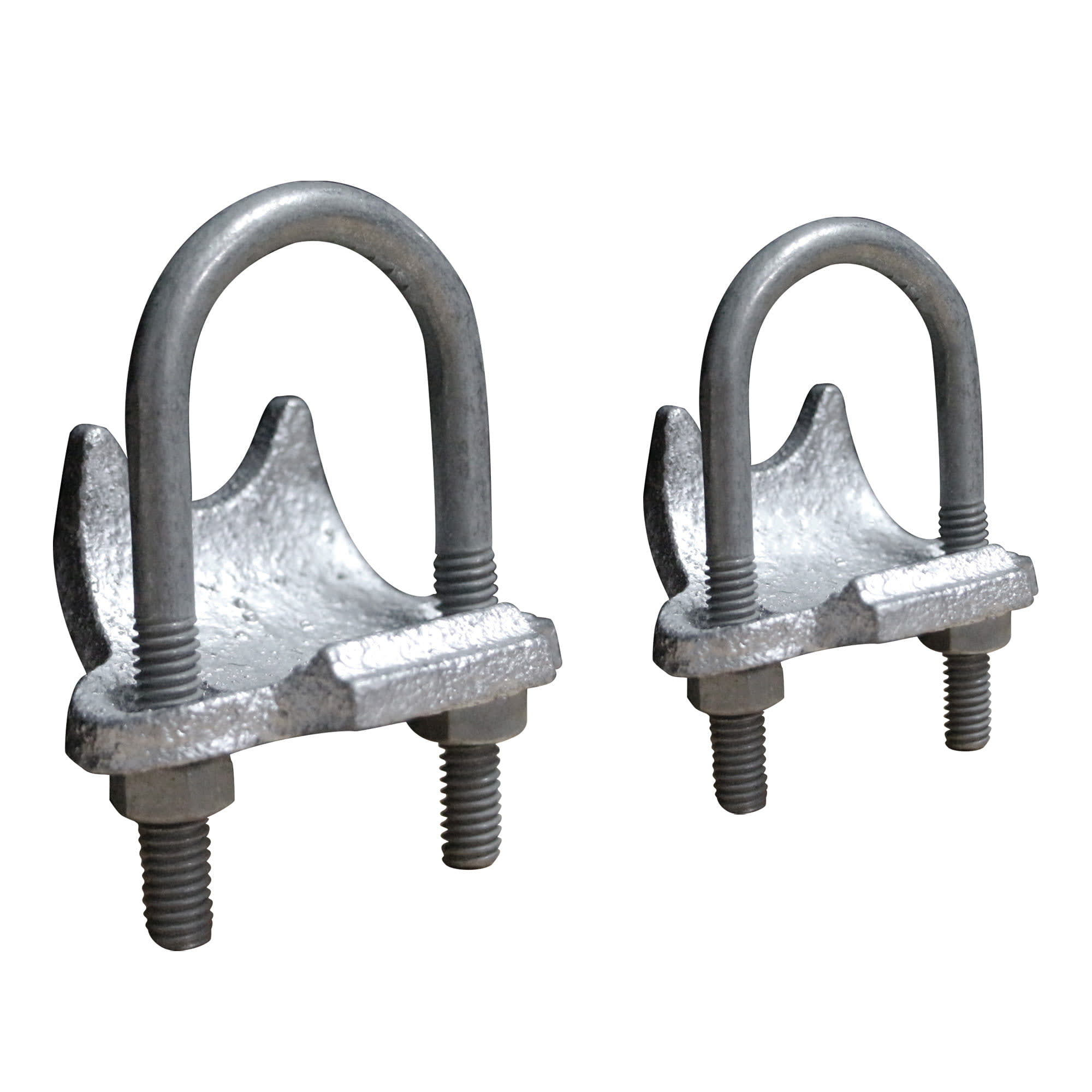 ABRAZADERA DE ANGULO RECTO HIERRO MALEABLE GALVANIZADO EN CALIENTE 1-1/2'' CON UL E317579 JJ