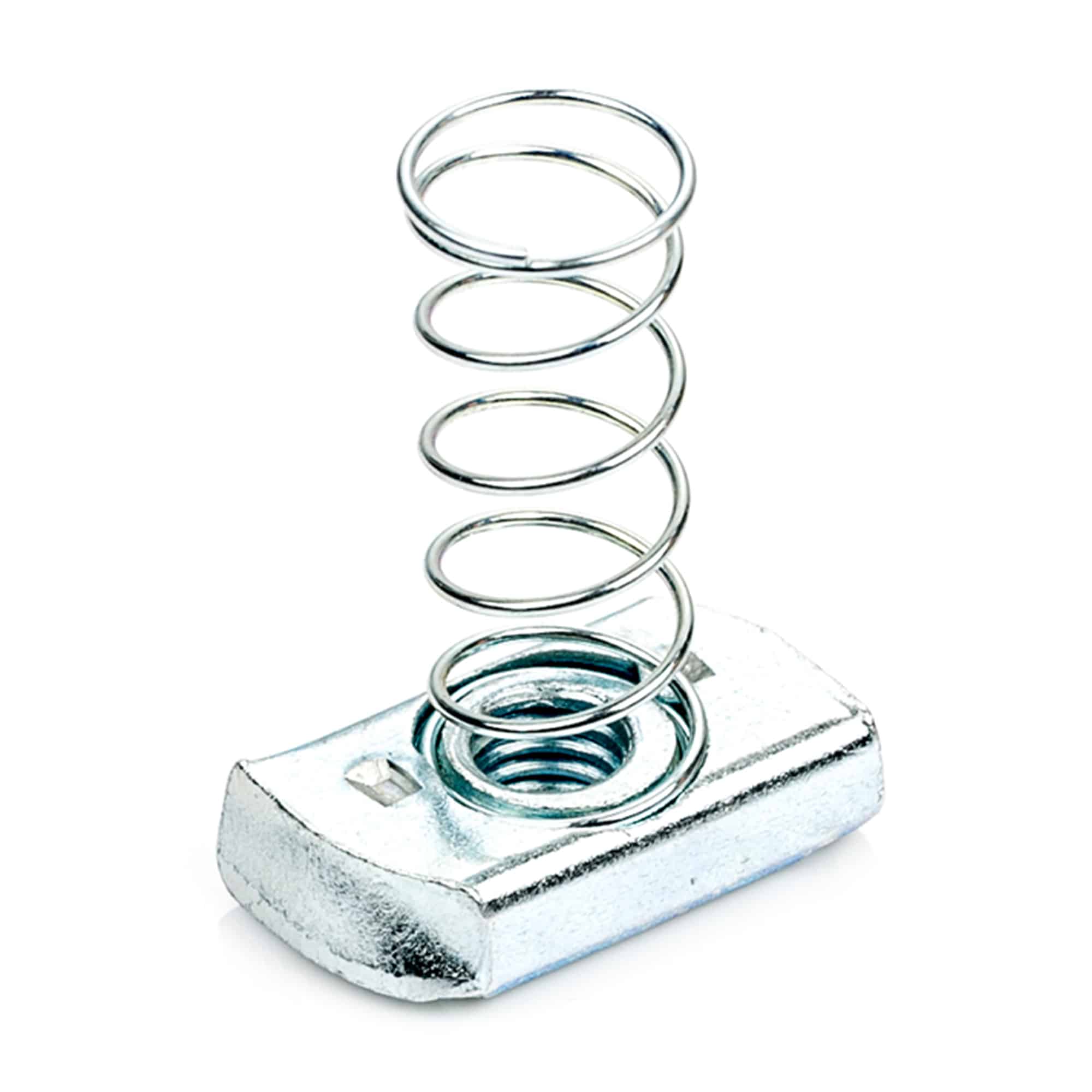 TUERCA DE RESORTE LARGO STRUT ACERO 3/8 NAAVI CONDUIT