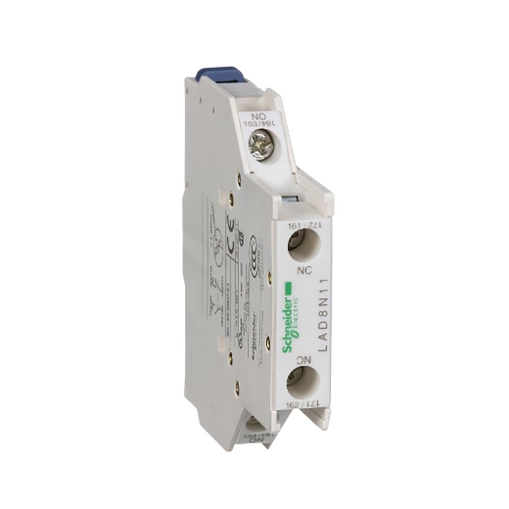 BLOCK DE CONTACTO AUXILIAR LATERAL 1NA+1NC LAD8N11 SCHNEIDER ELECTRIC