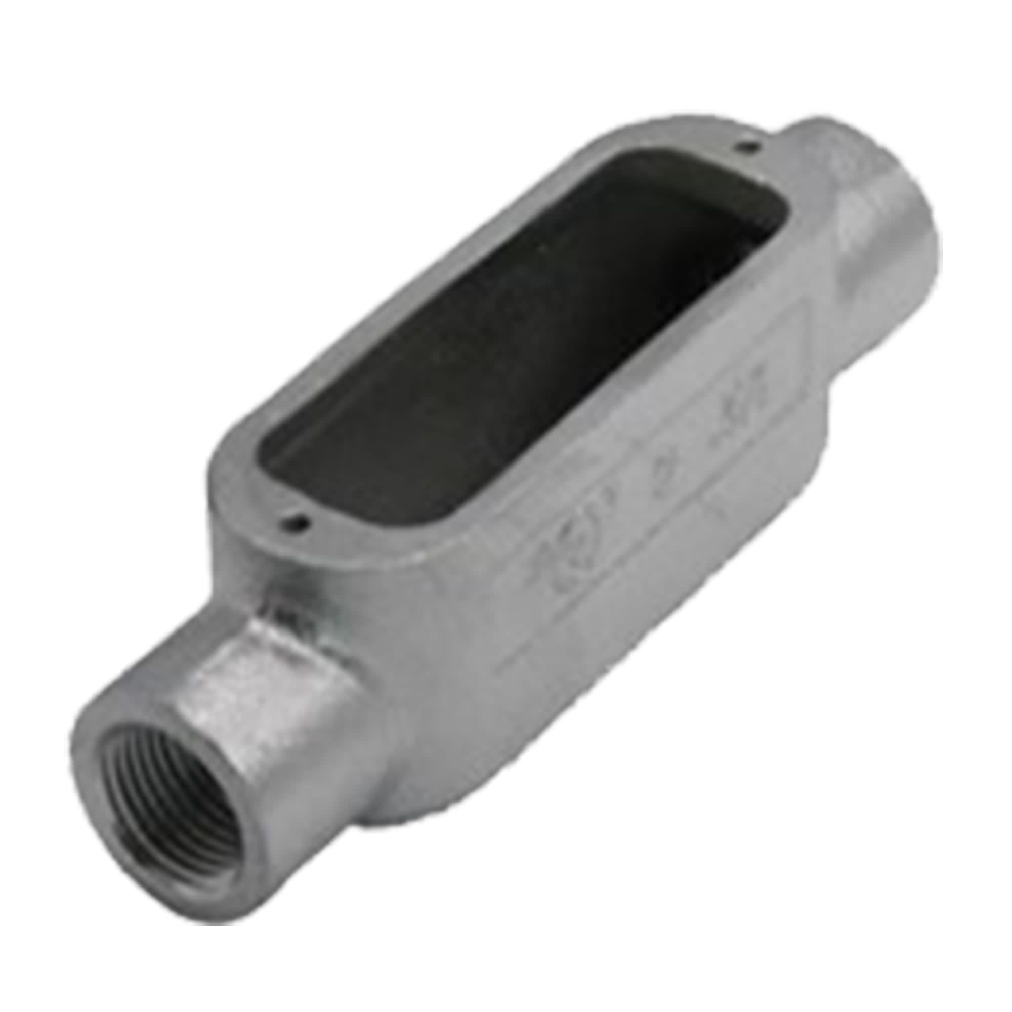 CAJA CONDULET TIPO LB 4'' FORM 5 HIERRO MALEABLE GALVANIZADO EN CALIENTE C/TAPA C/EMP CON UL E254321 JJ