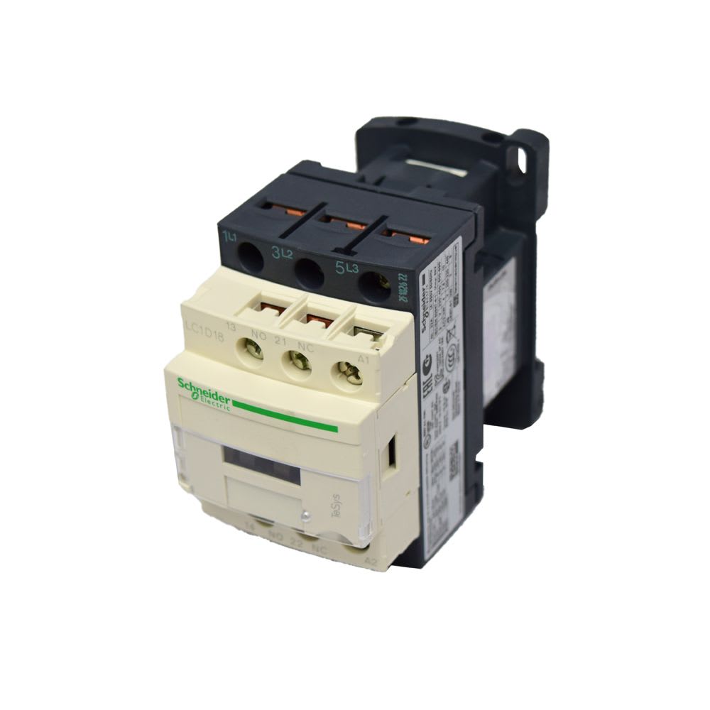 CONTACTOR 18A(AC3) 32A(AC1) 690V 3P 1NA+1NC 220VAC LC1D18M7 SCHNEIDER ELECTRIC1