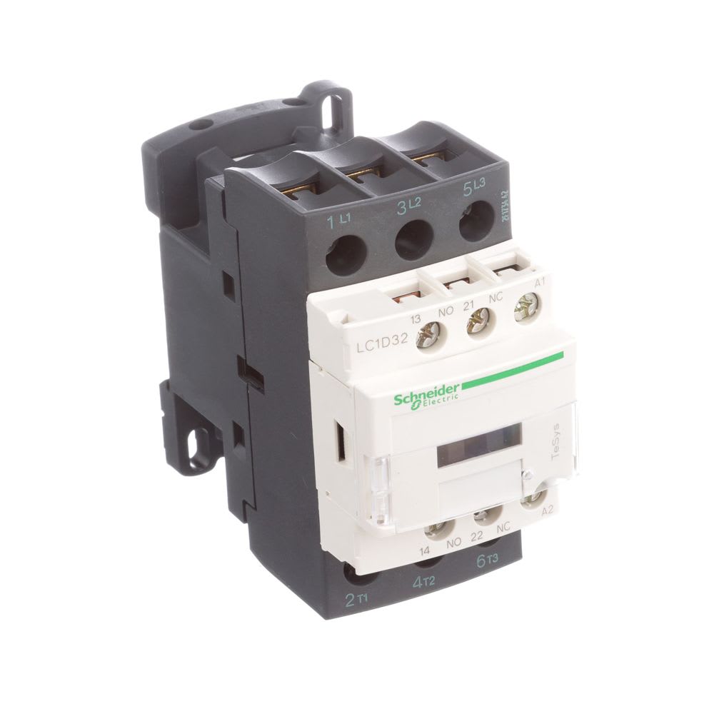 CONTACTOR 32A(AC3) 50A(AC1) 690V 3P 1NA+1NC 110VAC LC1D32F7 SCHNEIDER ELECTRIC