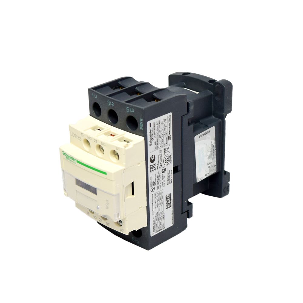 CONTACTOR 32A(AC3) 50A(AC1) 690V 3P 1NA+1NC 220VAC LC1D32M7 SCHNEIDER ELECTRIC1