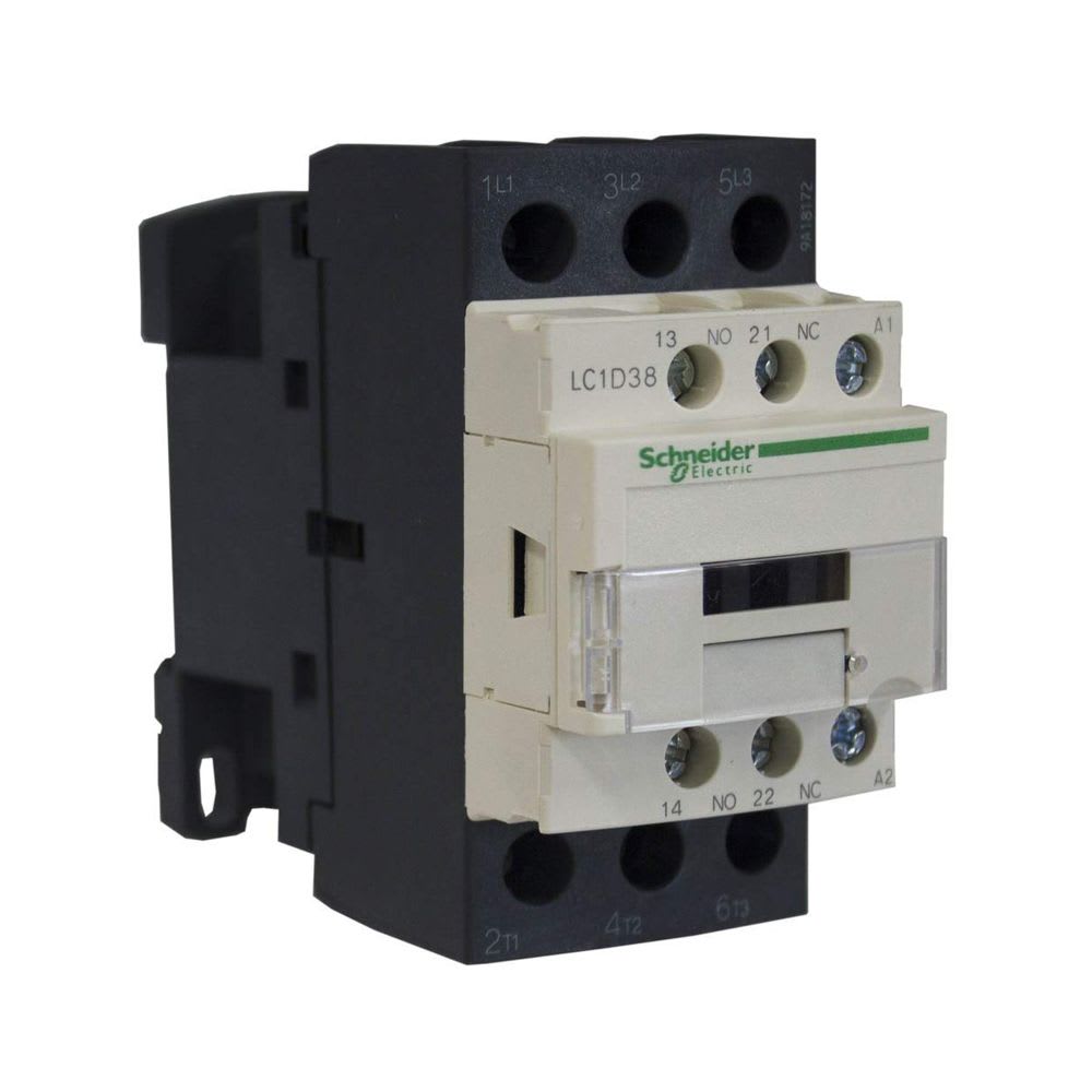 CONTACTOR 38A(AC3) 50A(AC1) 690V 3P 1NA+1NC 220VAC LC1D38M7 SCHNEIDER ELECTRIC1
