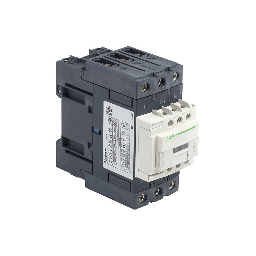 CONTACTOR 65A(AC3) 80A(AC1) 1000V 3P 1NA+1NC 220VAC LC1D65AM7 SCHNEIDER ELECTRIC1