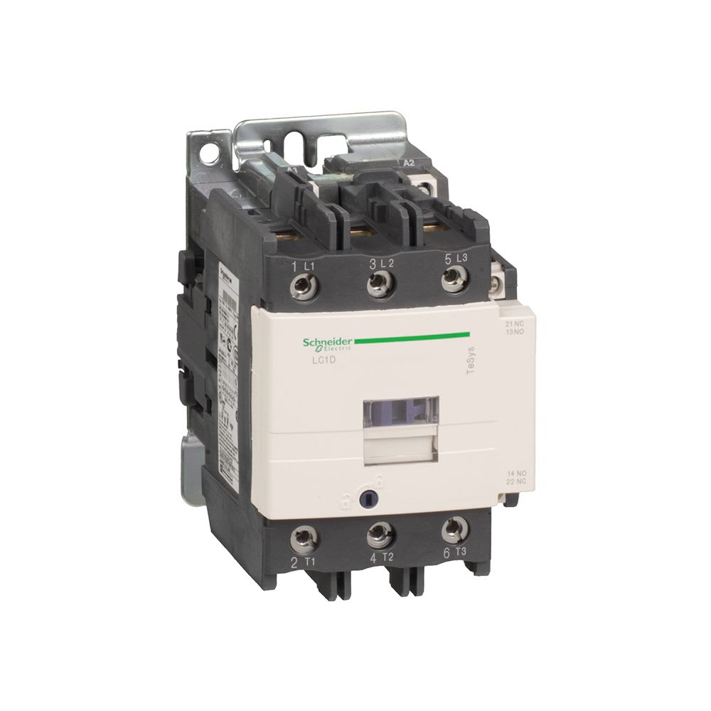 CONTACTOR 80A(AC3) 125A(AC1) 1000V 3P 1NA+1NC 440VAC LC1D80R7 SCHNEIDER ELECTRIC