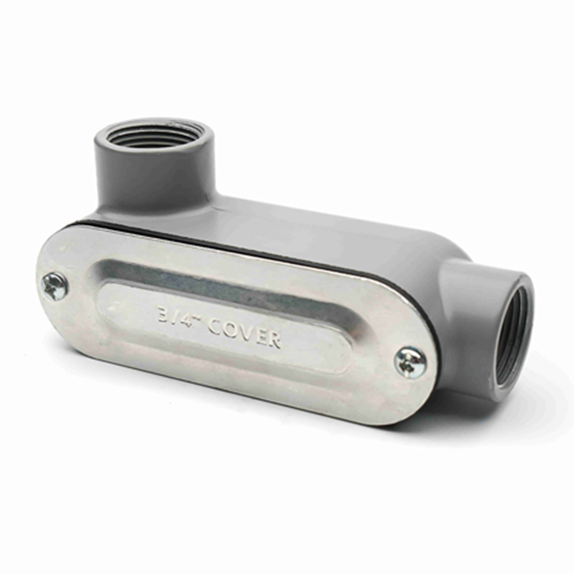 CAJA CONDULET TIPO LL 3/4'' FORM 35 DE ALUMINIO C/TAPA Y EMPAQUETADURA NAAVI CONDUIT