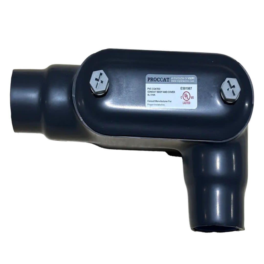 CAJA CONDULET FORM 7 TIPO LL 1-1/2'' REVESTIDA DE PVC ETL/UL PROCOAT1