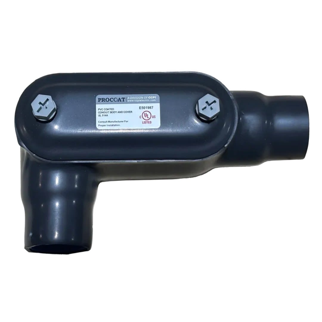 CAJA CONDULET FORM 7 TIPO LR 2'' REVESTIDA DE PVC ETL/UL PROCOAT