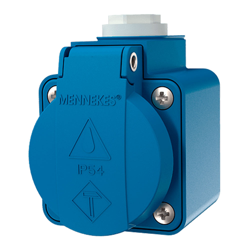 TOMA VISIBLE SCHUKO AZUL 16AMP 2P+T 250V IP44 MENNEKES4