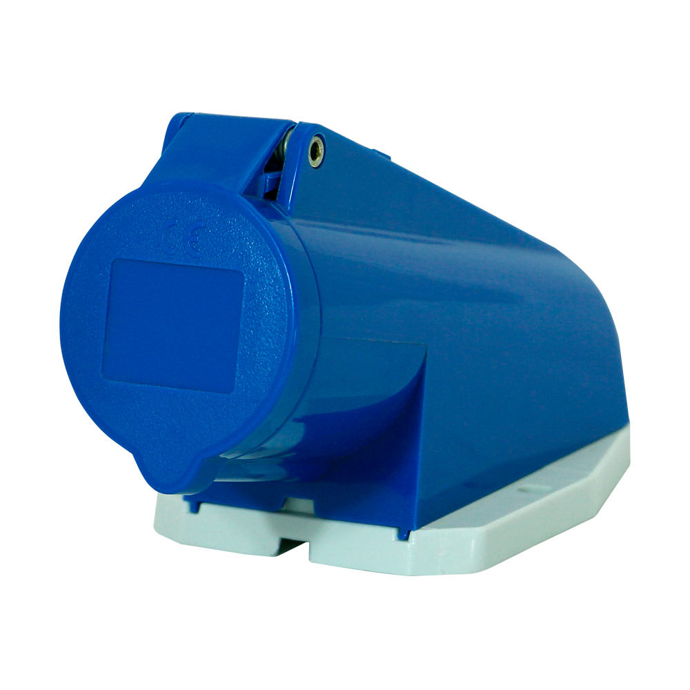 TOMA VISIBLE 16AMP 2P+T 250V AZUL 6H IP44 MENNEKES4